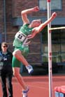 Shane Aston (Trim AC) in the high jump decathlon at the Hexham Decathlon and Heptathlon.